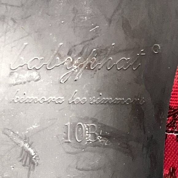 Baby Phat Vintage Y2K Red & Gold Metallic Logo Pumps Heels Shoes 10 - Picture 16 of 16